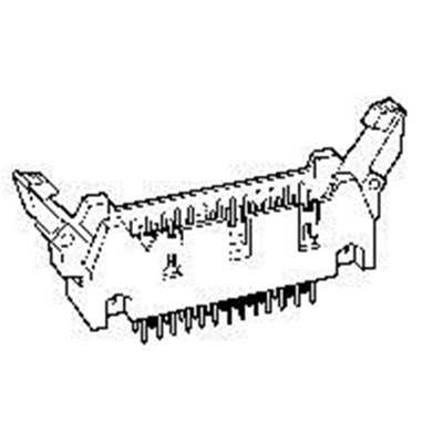 66207-013LF《20P EJECT LATCH HDR VERTICAL 3 WALL》