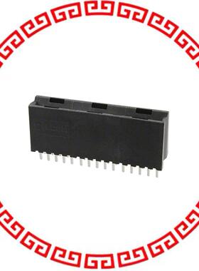 6650384-3 CONN EDGE DUAL FEMALE 6POS 0.508