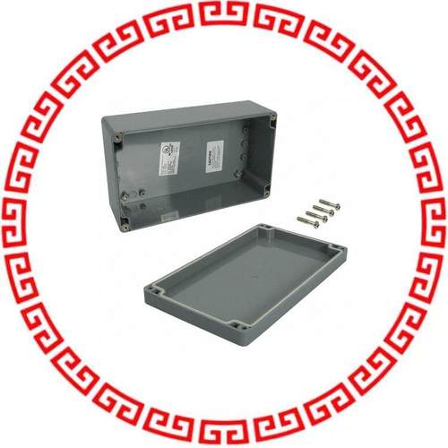 PN-1334-DG BOX ABS GRAY 7.87