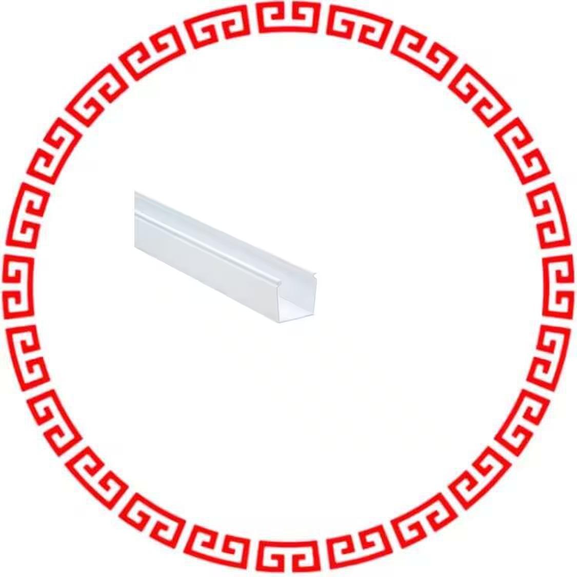 181-22013 WIRE DUCT SOLID BASE SCRW WHT 6'