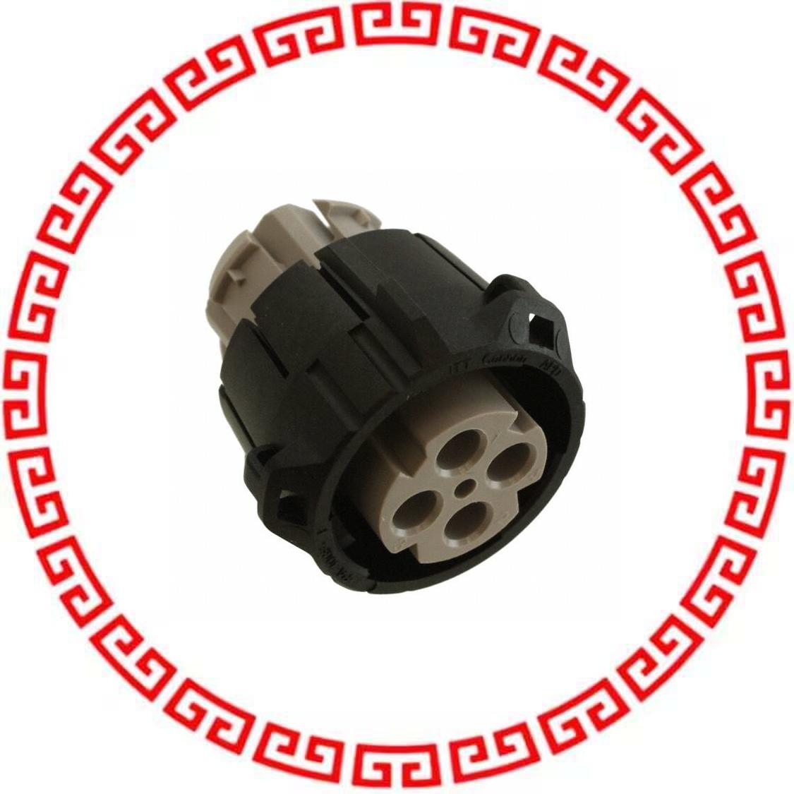 APD-2BS-K2 CONN PLUG HSG FMALE 4POS INLINE