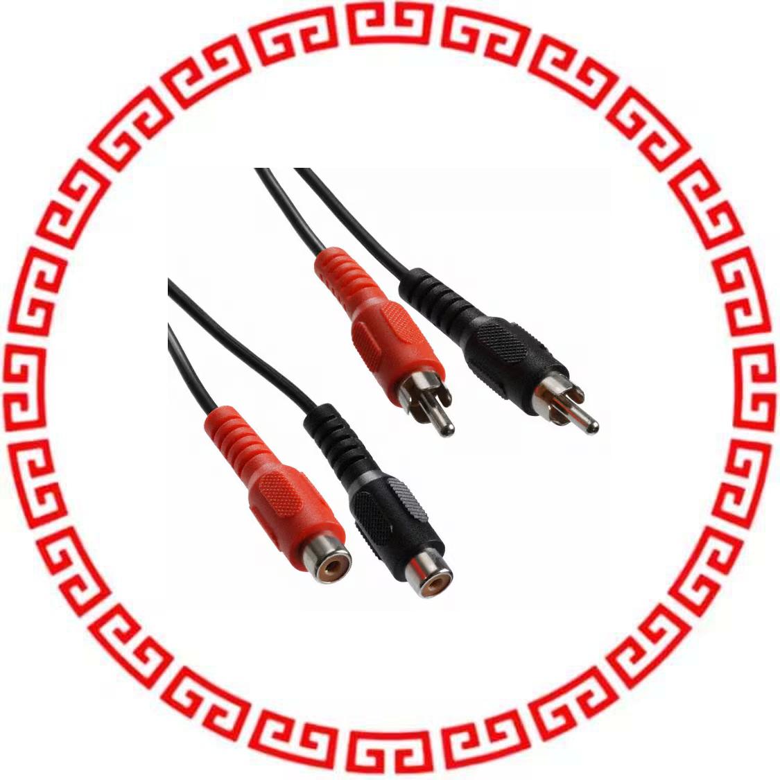 AK3030-2 CABLE RCA DBL PHONO PLUG/JACK