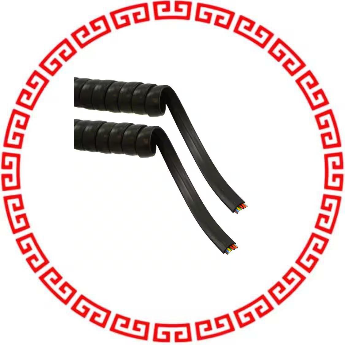 121-810-012 CABLE MOD COIL 8COND BLACK 14