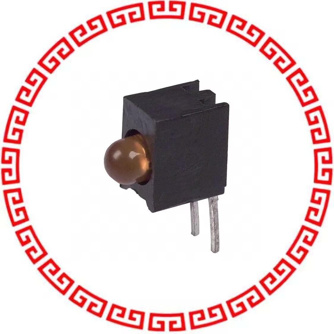 5512509F LED 3MM RTANG HI EFF ORANGE PCMT