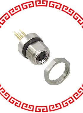 1694376 CONN RCPT FMALE 4POS GOLD SOLDER