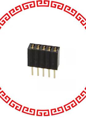 M52-5000545 CONN RCPT 5POS T/H 1.27MM GOLD
