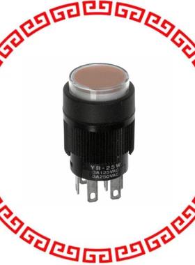 YB25WCKW01-5C-JC SWITCH PUSHBUTTON DPDT 3A 125V