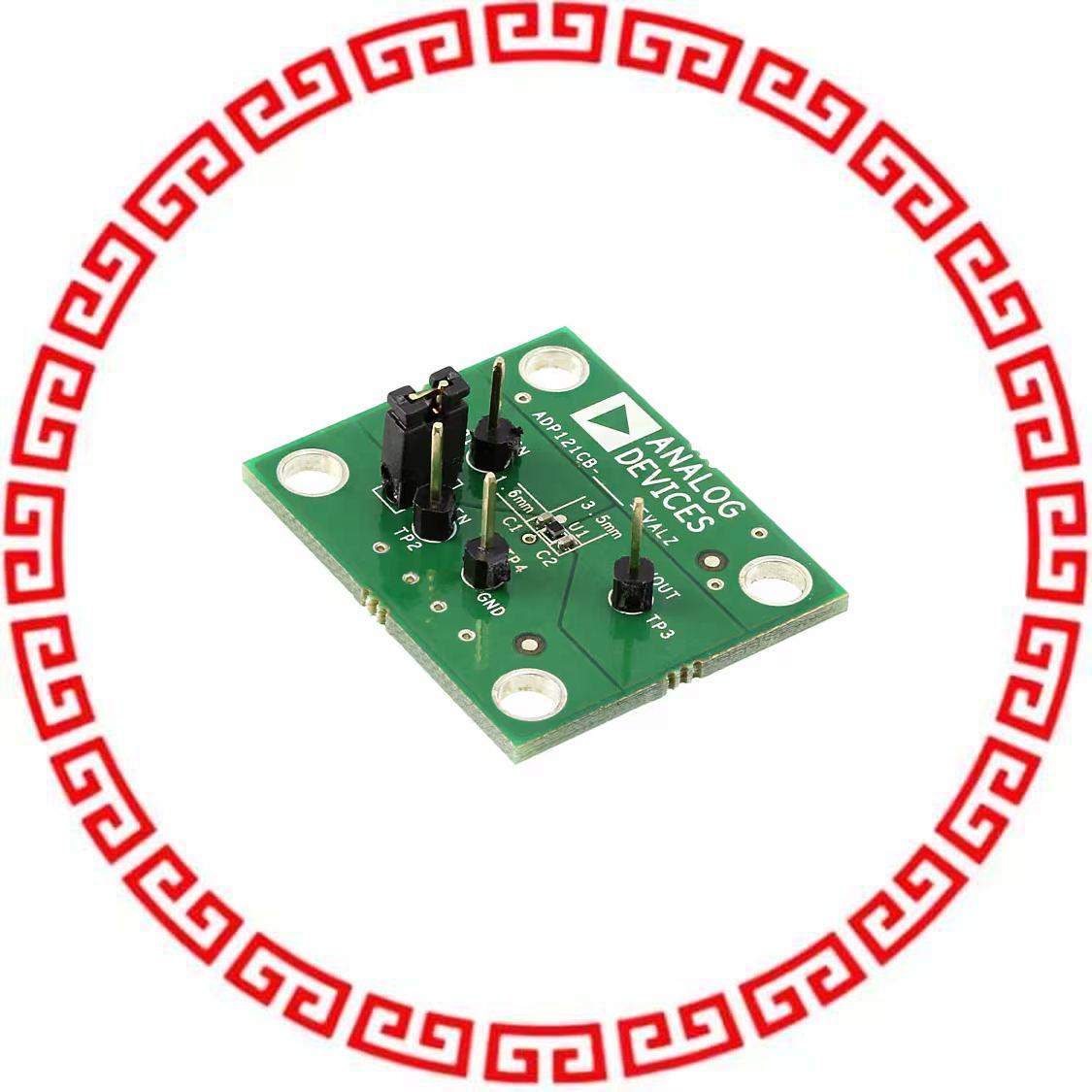 ADP121CB-3.3-EVALZ BOARD EVAL ADP121-1 3.3V OUTP