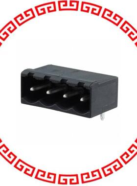 31330104 SHROUDED HEADER, RIGHT ANGLE, PC