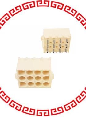 641973-1 CONN HEADER 12POS VERT .250 GOLD