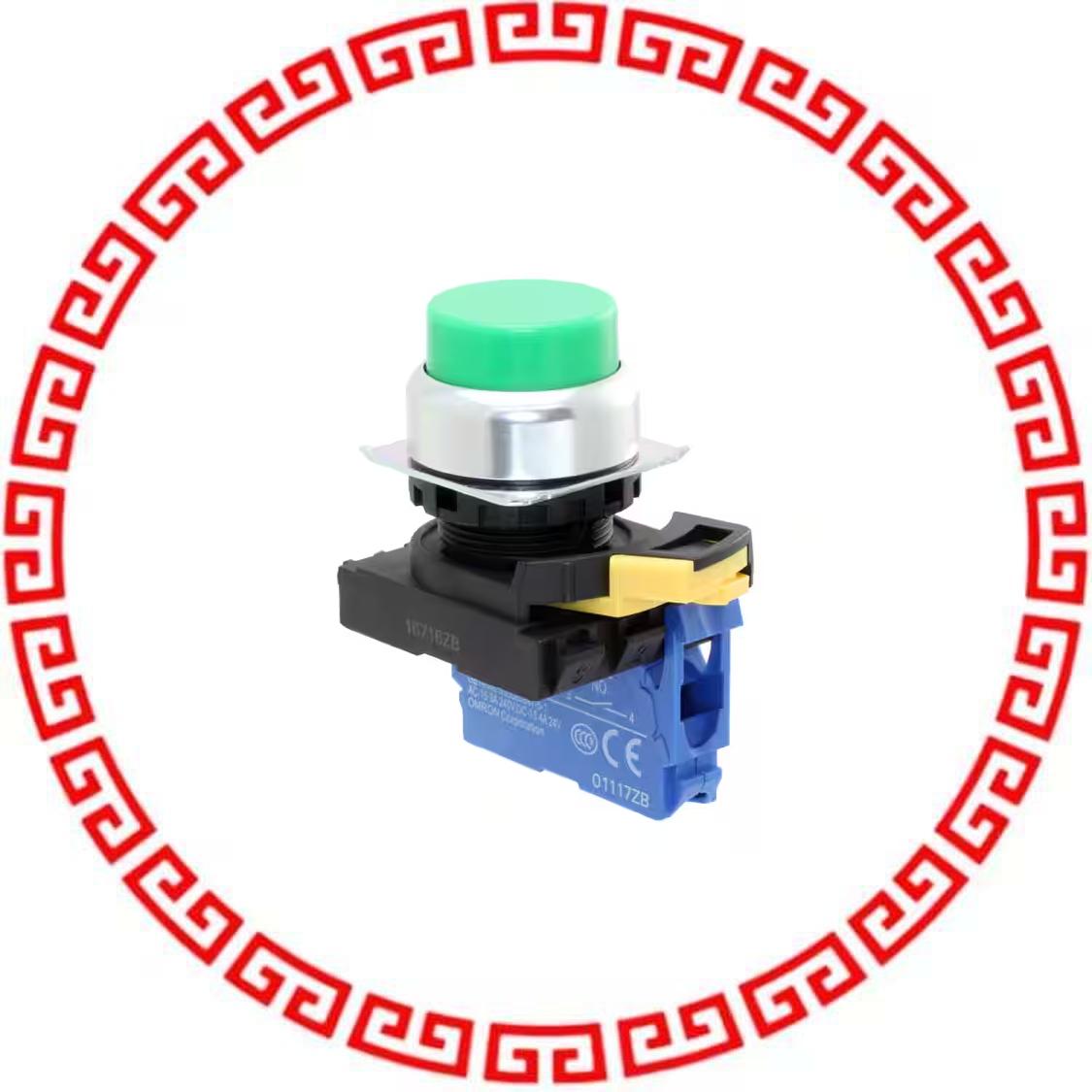 A22NN-RPM-NGA-G100-NN SWITCH PUSH SPST-NO 10A 12