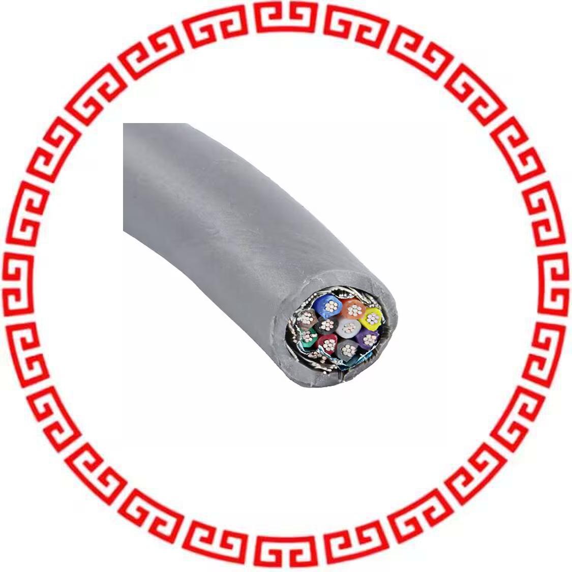 79255 SL005 CABLE 10COND 24AWG SHLD 100'