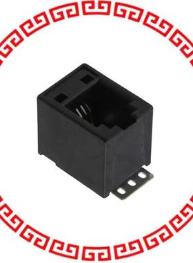 855135004 CONN MOD JACK 4P4C VERT UNSHLD