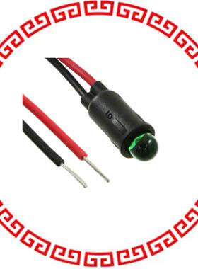PM5GTW12.0 PNL MNT GREEN 20MA W/WIRE 12