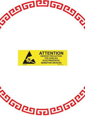 ALABEL5/8X2 LABEL ESD/STATIC 2