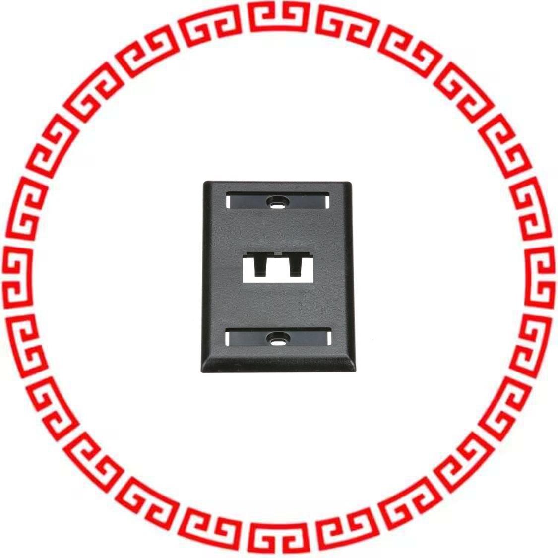 CFPL2BLY FACEPLATE, 2 PORT, SINGLE GANG,