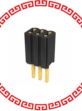 M52-5000345 CONN RCPT 3POS T/H 1.27MM GOLD