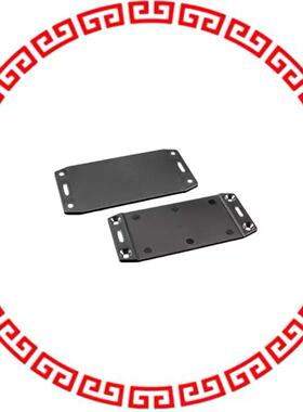 1591FLGY FLANGE ABS 4.3X2.1X0.1 GRAY