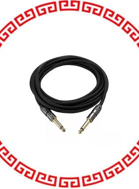 IO-IC109003-T2MBK CABLE BLACK/GOLD CONN MONO 3'