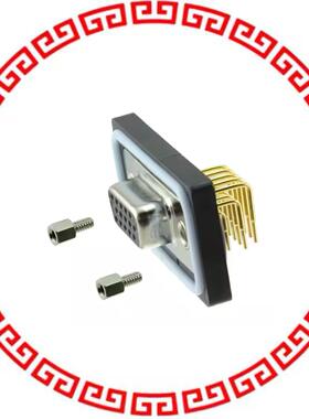 634-W15-262-012 CONN DSUB HD RCPT 15POS R/A SLDR