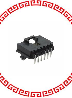 705510040 SL R/A LATCH HEADER GOLD 6POS