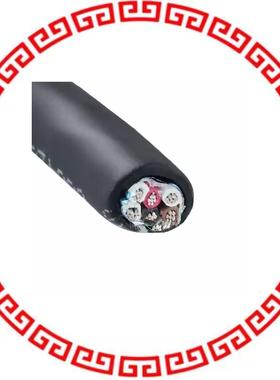 45483 BK005 CABLE 3 PAIR 22AWG BLACK 100'