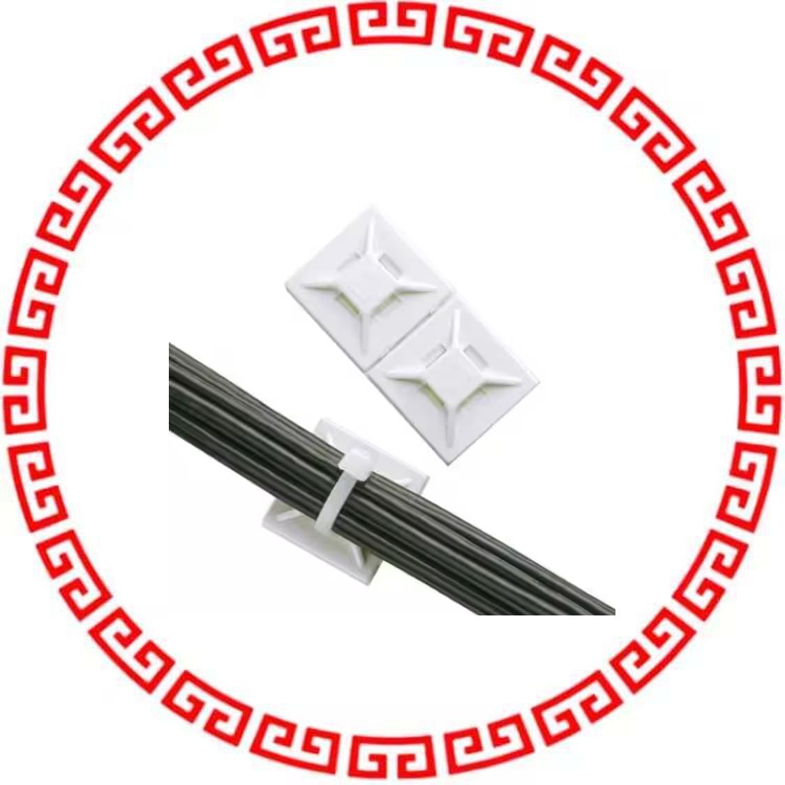 ABMM-A-C CABLE TIE HLDR ADH 2=2 HOLDERS