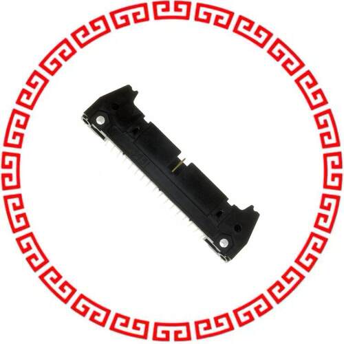 D3431-5002-AR CONN HDR 34POS R/A NO LATCH 10AU