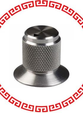 OESA-50-1-7 KNOB KNURLED W/SKRT 0.236 METAL