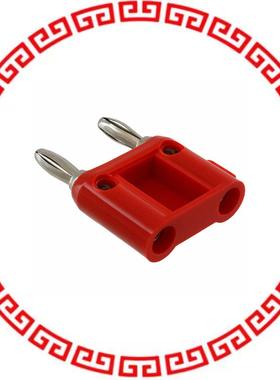 BU-PMDP-S-2 4MM BANANA SHRTNG BAR RED
