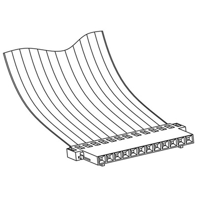 10027313-017LF《17P, Single Row,Vert Latching, Receptacle》