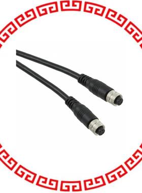 CCA-000-M02R206 CBL FMALE TO FMALE 5P SHLD 6.56'