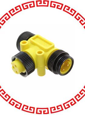 1300180217 CONN T-ADAPTER 3P-3P/3P F-F/M