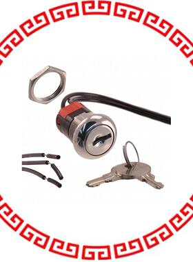 Y1011U2C2WCNQE SWITCH KEYLOCK 2POS SPDT 4A 125V