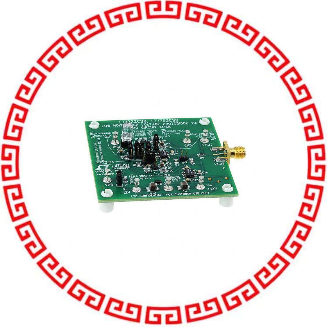 DC1416B DEMO BOARD SC LT1222CS8 OPAMP