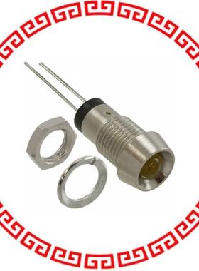 MPR5YD PNL MNT W/ WIRE 590NM 25MCD YLW