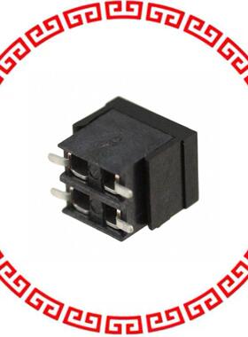 966204-2000-AR-PR CONN SOCKET LO-PRO 4PS GOLD SM