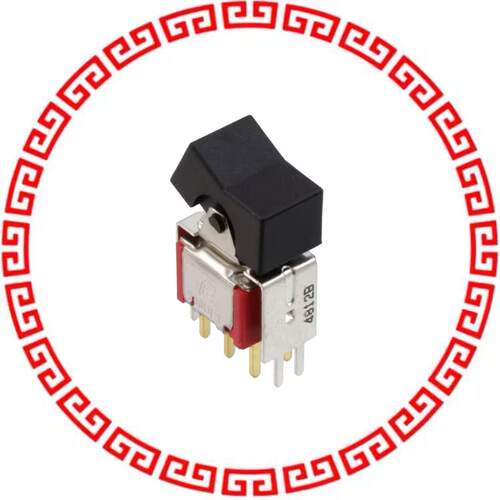300DP1J1VS2RE SWITCH ROCKER DPDT 0.4VA 20V