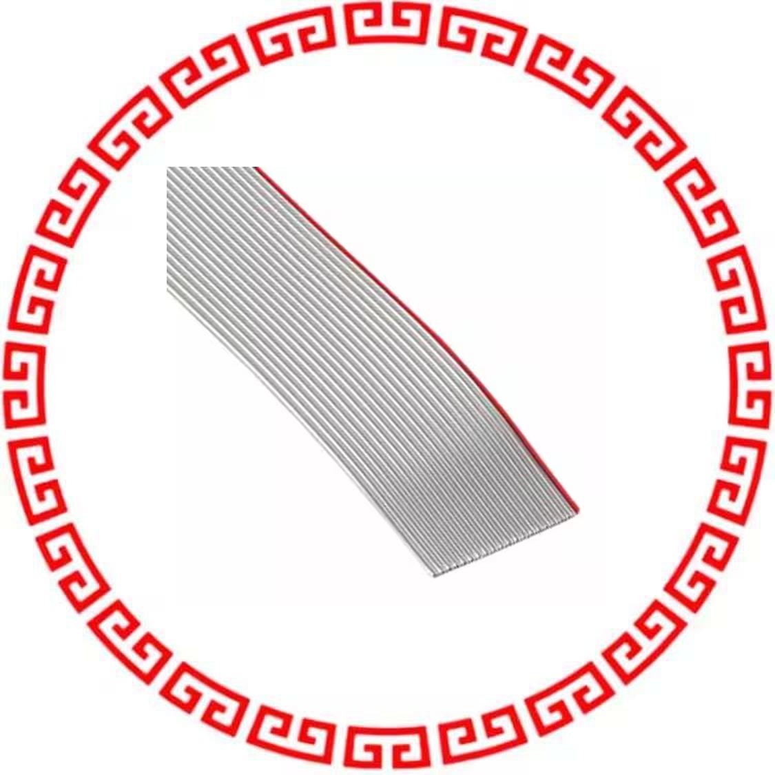 43617 CBL RIBN 6COND 0.050 GRAY 100'