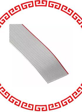 43617 CBL RIBN 6COND 0.050 GRAY 100'