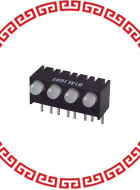 5513007004F LED 3MM QUAD RED/GRN BICLR PCMNT