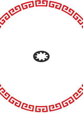 1214A LOCK WASHER BLACK FOR 1/4 THREAD