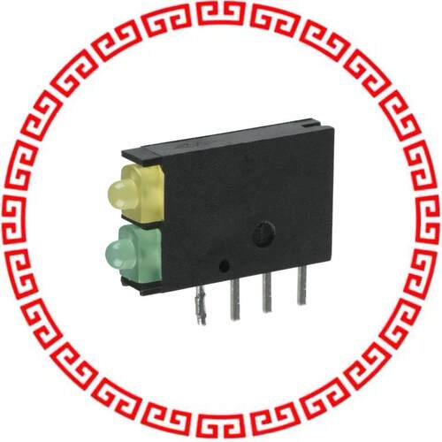 5710132F LED 2MM BI-LEVEL YLW/GRN DIFF