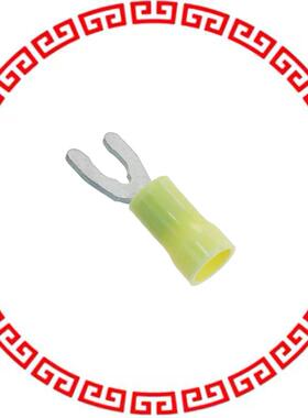 52963-2 CONN SPADE TERM 10-12AWG #10 YEL