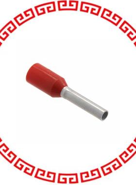 1208982 FERRULES LENGTH 14 MM RED