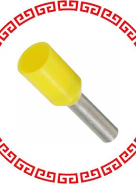 1162010 CONN FERRULE W TYPE 18AWG YELLOW