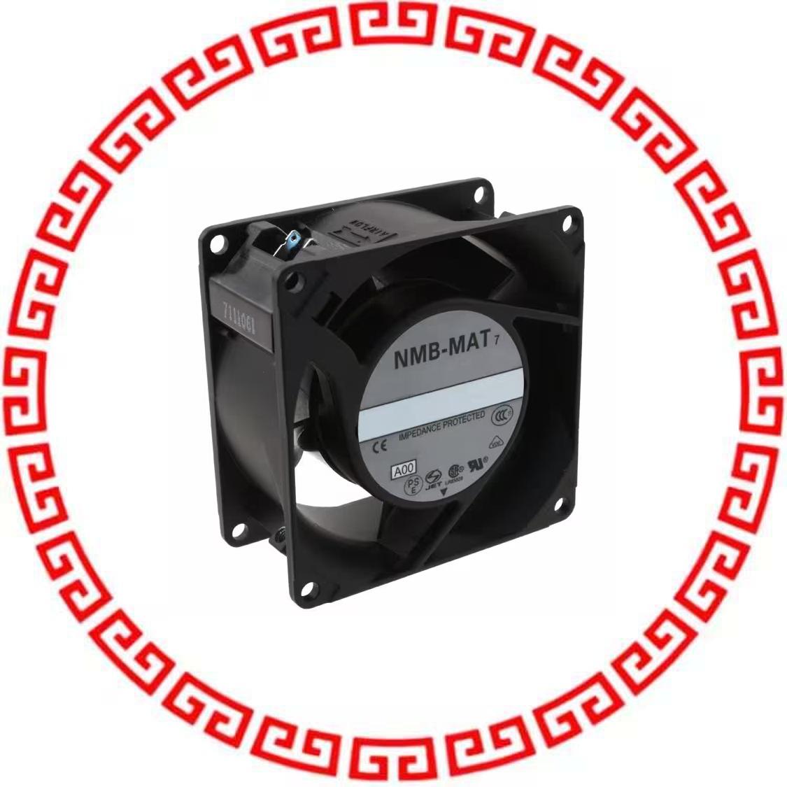 3115PS-12T-B30-A00 FAN AXIAL 80X38MM 115VAC TERM
