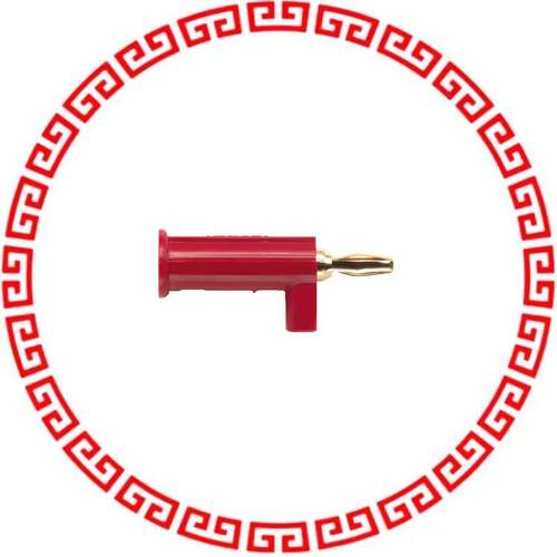 16469 MINI BANA PLUG W/SHIELD DIY RED