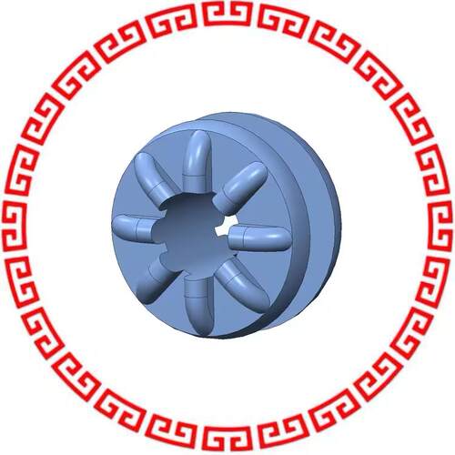 G-402-1 SCREW GROMMET THRMPL BLUE