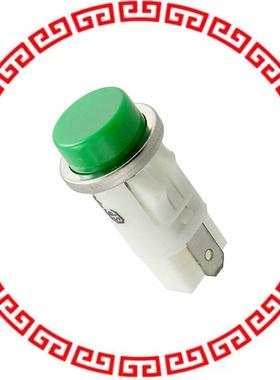 1090QC5-12V INCIDATOR INCAND GREEN PANEL MNT
